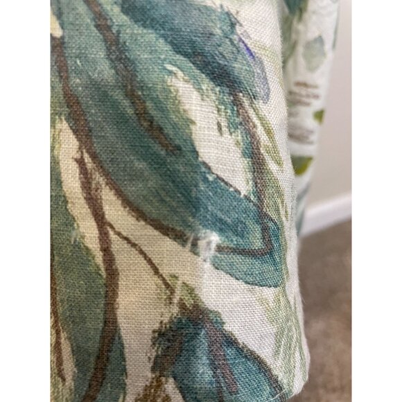 Ted Baker London Dress Sz 3 EU 40 US 6-8 Devero Floral Belted Tiered Linen Maxi - Picture 10 of 12